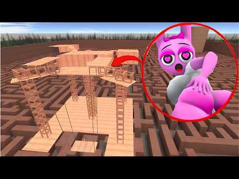 MISS PINKI SPUNKI and BIG TOWER and SCP 096 Epic Battle in Garry’s Mod!