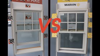 Comparing Double Hung Windows Andersen or Marvin?