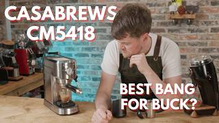 Casabrews CM5418 Review. New Best Budget Espresso Machine?