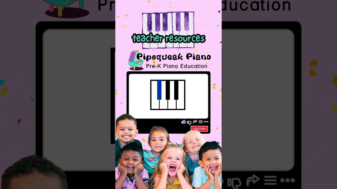 Pipsqueak Piano Preschool Music Resources -- Best Dance Songs for Kids Before Kindergarten 