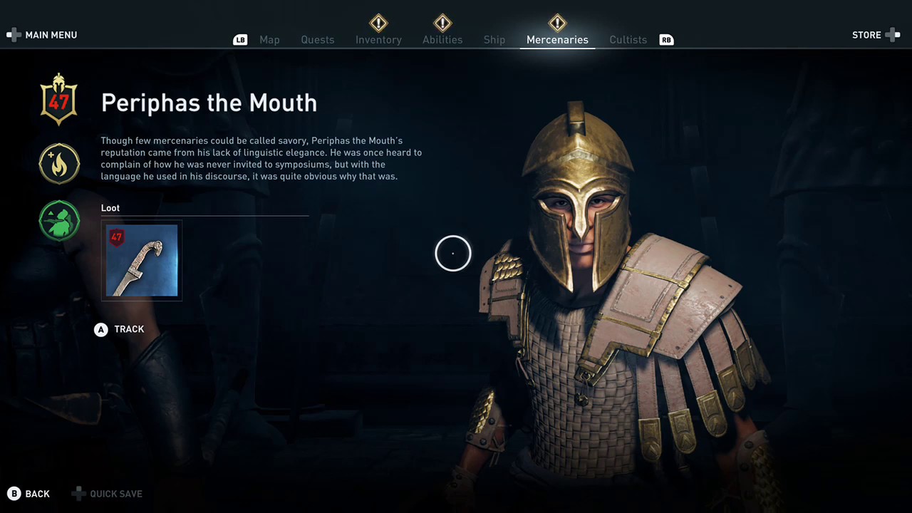 Assassin's Creed: Odyssey | Mercenaries | Periphas The Mouth ⚔️