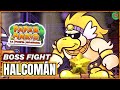 Halcoman boss fight  paper mario la puerta milenaria remake nsw