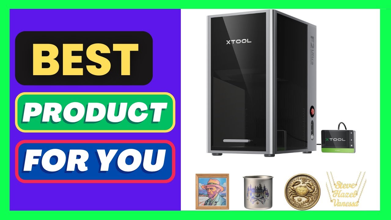 xTool F2 Ultra Single 60W MOPA Fiber Laser Engraver, 100+ Color