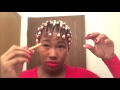 Natural Hair Tutorial : How To Rod Set On A TWA