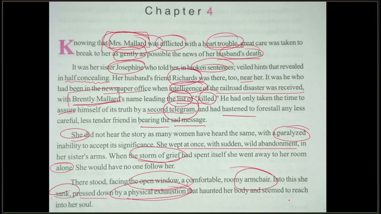 The Story of an Hour by Kate Chopin