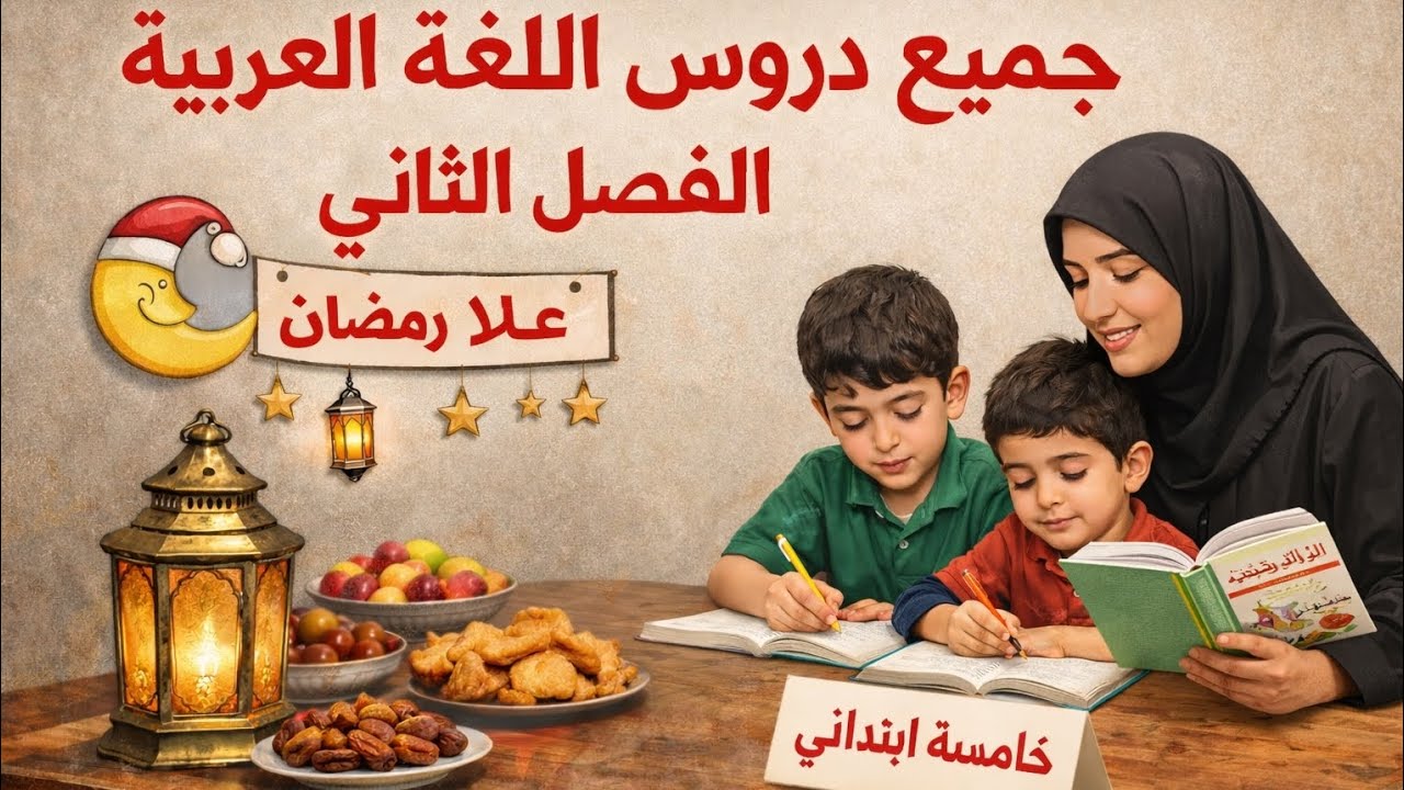 مراجعة شاملة اللغة العربية بشرح ساهل للأمهات 2026 اللب فقط 