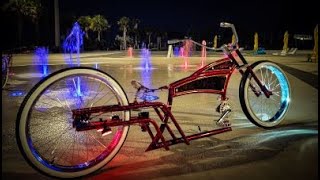 Full Custom Built Lowrider Bicycle In 12 min