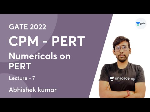 L 7 | Numericals on PERT | CPM-PERT | GATE 2022 | Abhishek Kumar