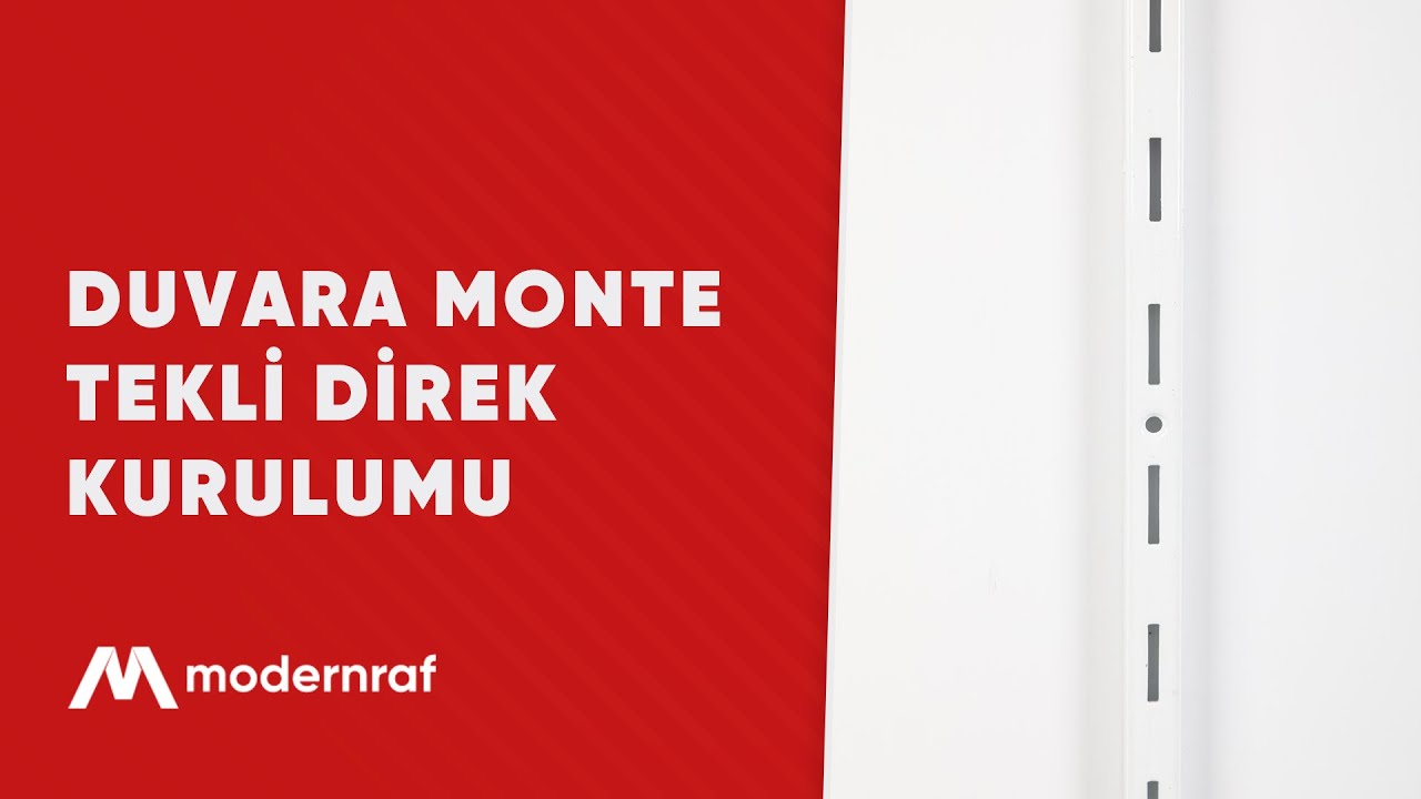 Duvara Monte Tekli Direk Kurulumu YouTube Duvara Monte Tekli Direk Kurulumu YouTube