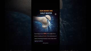 Did you know human bones are 50% water? #scienceexplained #futurescience #shorts