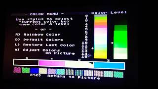 Atari Artist Atari 130XE on Atari Touch Tablet Synthwave Wealth