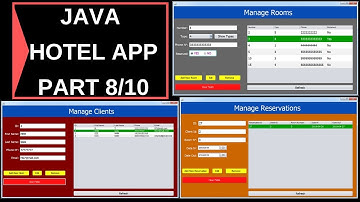 Java Project Tutorial - How To Make a Hotel Management System Project In Java NetBeans | Part 8/10