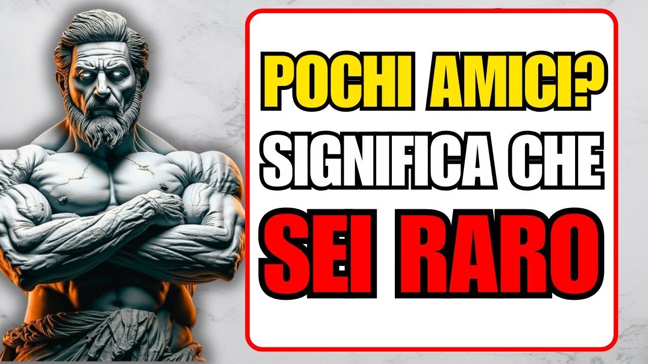 Se Hai POCHI AMICI, È Perché NON SEI COME GLI ALTRI