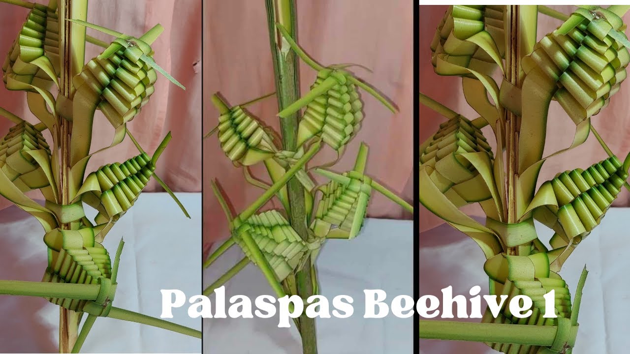 Palaspas Pattern Palaspas beehive 1 #Howtomakepalaspas #Beehive1Design #PalaspasMaking # ...
