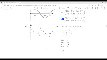 Cape Integrated Mathematics Unit 1 Paper 1 2021 Solutions