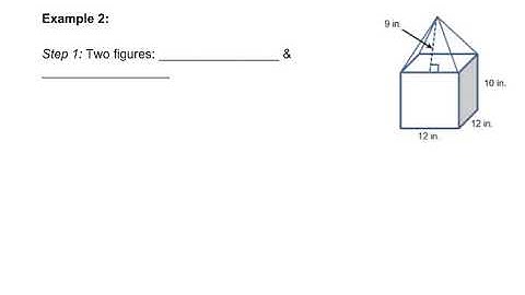 Surface Area of 3D Composite Figures (Part 2)