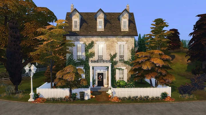 Autumnal House  The Sims 4  No CC | Stop Motion