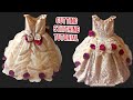 baby girl designer princess ball gown dress cutting stitching