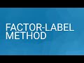 Factor Label Method Quiz