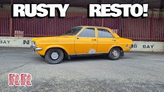 THE GREASTEST CAR ON YOUTUBE IS BACK ON THE ROAD!  BARNFIND 1975 VAUXHALL VIVA HC!  RETRO POWER! 