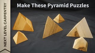Large Maths Pyramid Puzzle • Ecological Wood PILCH Toy 