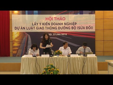 Video Nhiều ý kiến xung quanh dự án Luật Giao thông đường bộ... - youtube