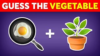 Can You Guess The VEGETABLE by Emoji? 🍎🍋🌶️  Monkey Quiz screenshot 5