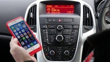 How to pair your mobile with the bluetooth system in a 2014 Vauxhall Astra 2 0 CDTi