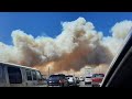 Tunnel Fire (Wildfire) near Flagstaff, Arizona, USA