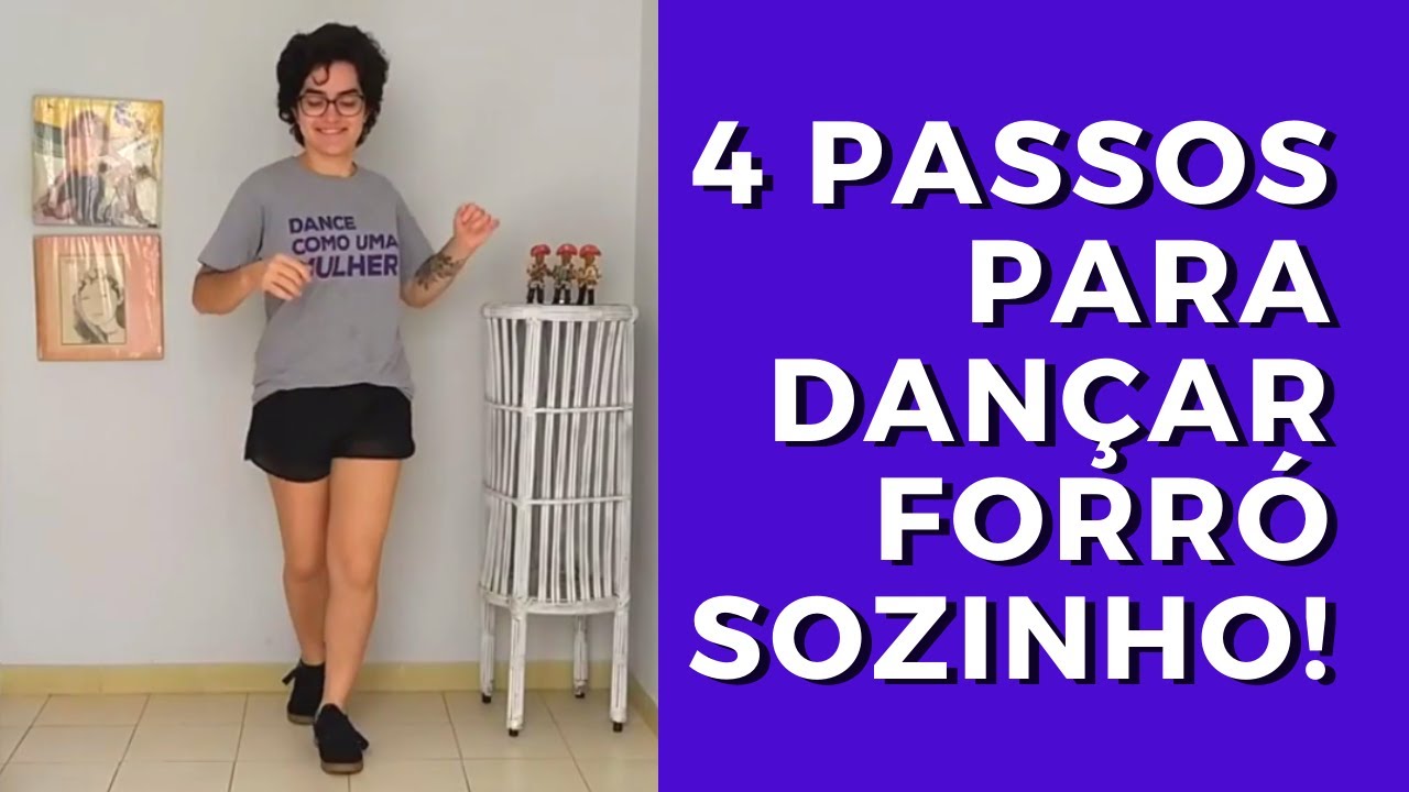 Como dançar forró sozinho? 4 passos pra você aprender! #dançandoforró #mulheresnoforró