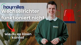 Hoymiles Wechselrichter Blinkt Rot? Diese Fehler Sind Schuld