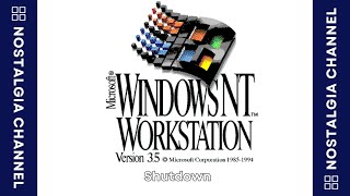 🎶Windows NT 3.5 Shutdown (1994) 🎶