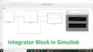 how to use integrator block in simulink | integrator block in simulink(matlab)