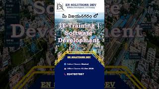 Python Full Stack Development Training in Vizianagaram | Django, MySQL, Projects #shorts #trending