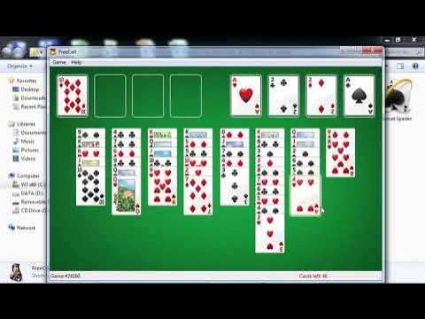 Play Freecell Game Win in 2 Minute 