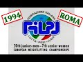 Junior &amp; Women European Weightlifting Championship 1994 | Two platform competition