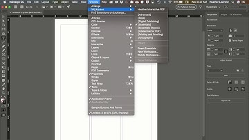 InDesign Workspace Navigation