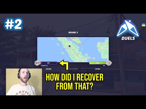 A heroic comeback against a highly ranked player (Geoguessr Duels #2)