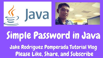 Simple Password in Java