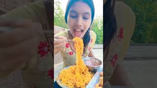 hello guys mango and Maggi food challenge Rock paper sizzer #trending #short #YouTube #short🤤💜🤤💜😱😱