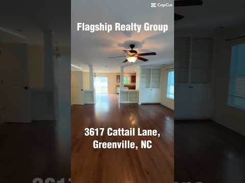 3617 Cattail Lane, Greenville, NC home video tour
