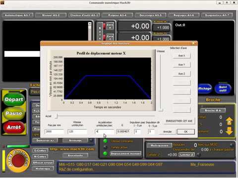 Configuration de base mach3 fr - YouTube