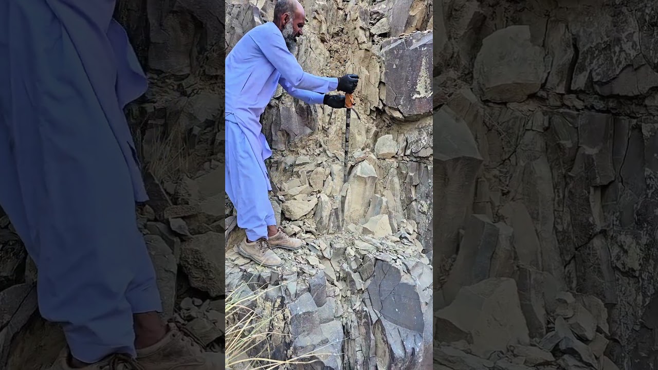 Stone Mining Process in Action!