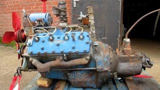 FORD FLATHEAD V8  Engines Cold Starting Up and  NICE Sound