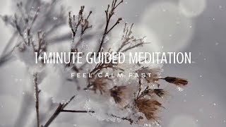 1-Minute Calm Guided Meditation