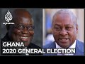 Ghana votes in tight race between incumbent and former president