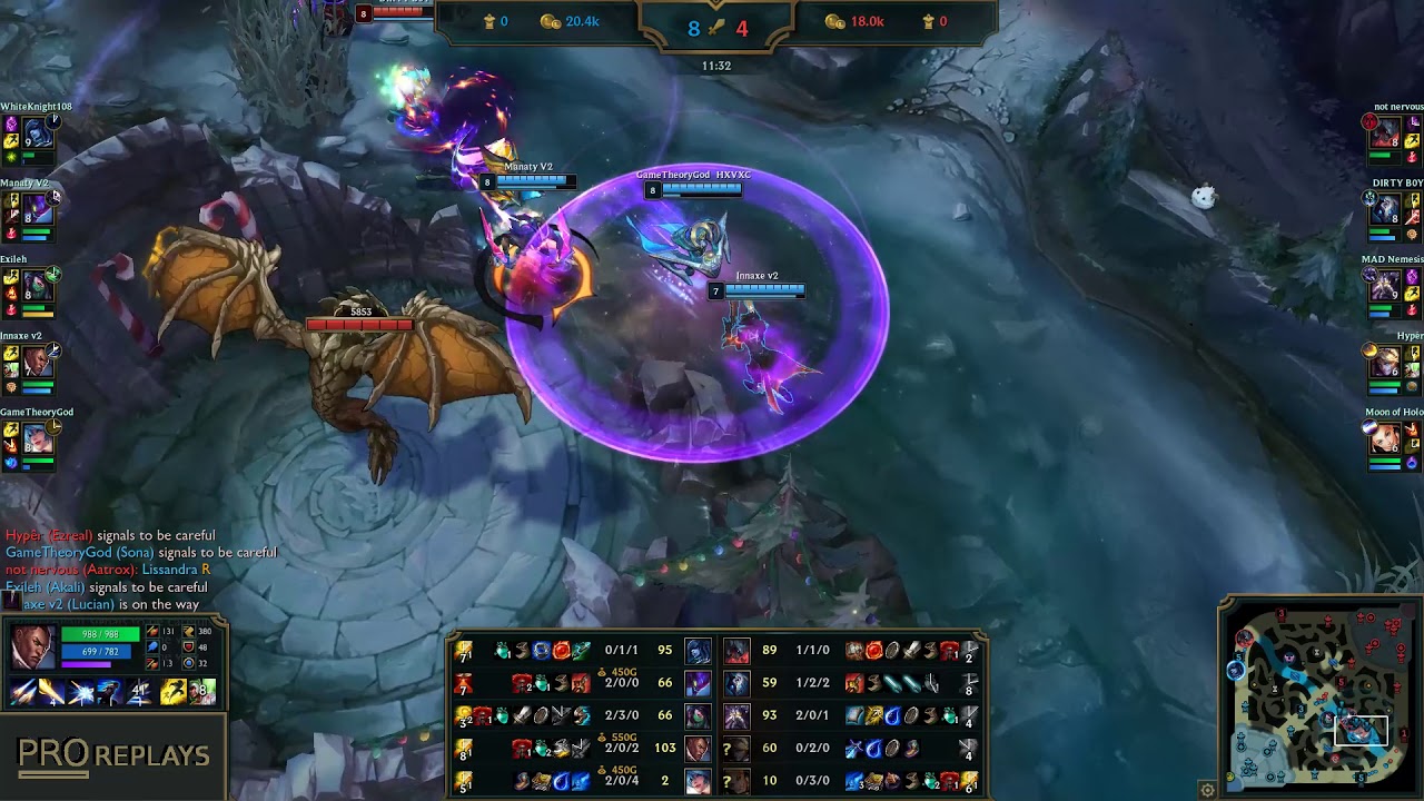 Innaxe (LUCIAN) vs EZREAL - 10/0/5 KDA BOT ADC CHALLENGER GAMEPLAY - EUW 8.24