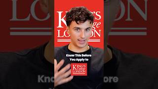 Know This Before You Apply to Kings College London #ucas #kingscollegelondon #universityadmission