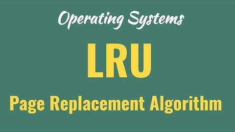 Operating System-Least Recently Used (LRU) Algorithm-Role Play Activity