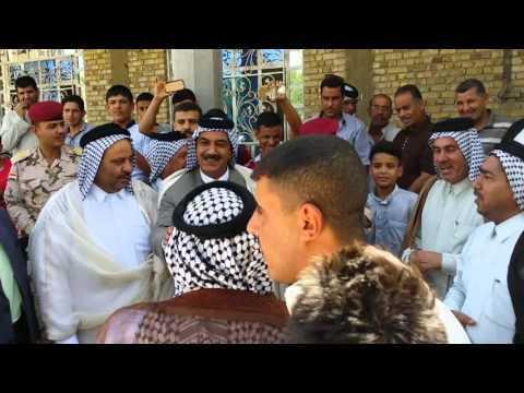 هوسات عشيره الفياده مضيف الشيخ ابو ريسان يوسف جواد الفتلاوي مع قائد عمليات ب والمرحوم حسام سجاد